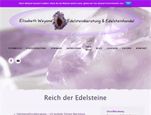 Tablet Screenshot of elisabeth-weyand.de